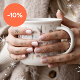 Kleine Winterornamenten Vinger Tatoeages