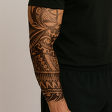 Path of the Warrior Tribal Tattoo Sleeve