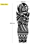 Path of the Warrior Tribal Tattoo Sleeve