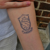 Tatouage Harry Potter House of Hufflepuff crête