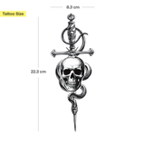 Dagger & Snake Tattoo