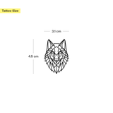 tête de loup géométrique