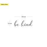 be kind