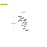 Zwerm Vleermuizen Tatoeage