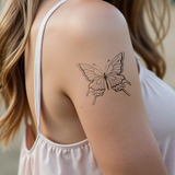 Melting Butterfly Tattoo