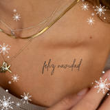 Tatouage feliz navidad