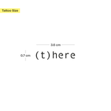 (t)here Tattoo