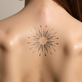 Excentrische zon Tatoeage