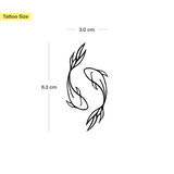 Tatouage Poissons Opposé