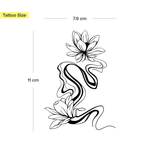 Vervloeiende lotus Tatoeage