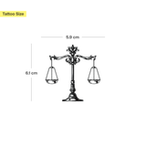 Weegschaal van Gerechtigheid Tatoeage