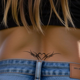 Tramp stamp heart tattoo