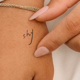 Tatouage Shy