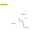 Küssende Gesichter Tattoo