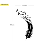 Veer met vogels Tatoeage