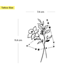 Geboortebloemen en sterrenbeeld combinatie