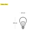 Lightbulb Tattoo