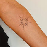 Zon Ornament Tatoeage