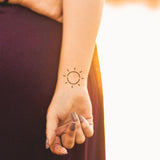 Simple Sun Tattoo