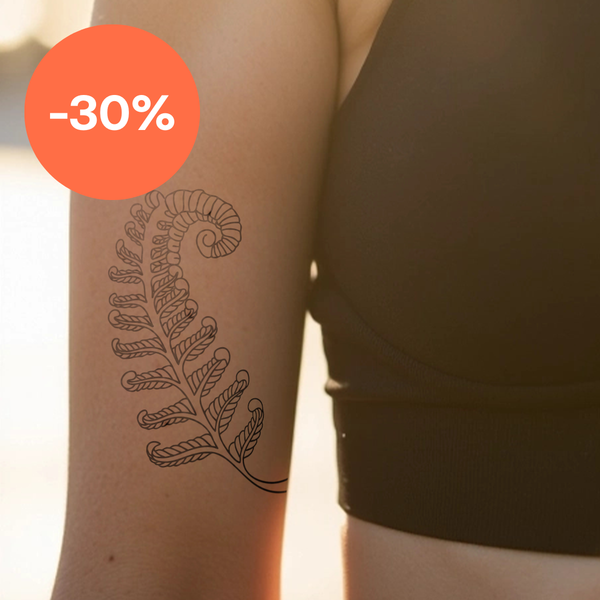 Fern leaf tattoo