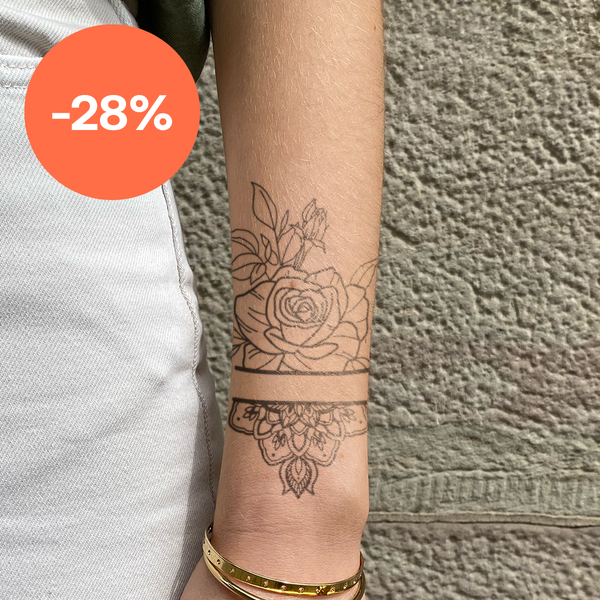 Roos en mandala
