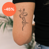 Serpent avec ornements