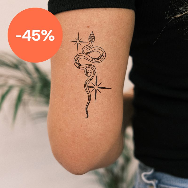 Serpent avec ornements