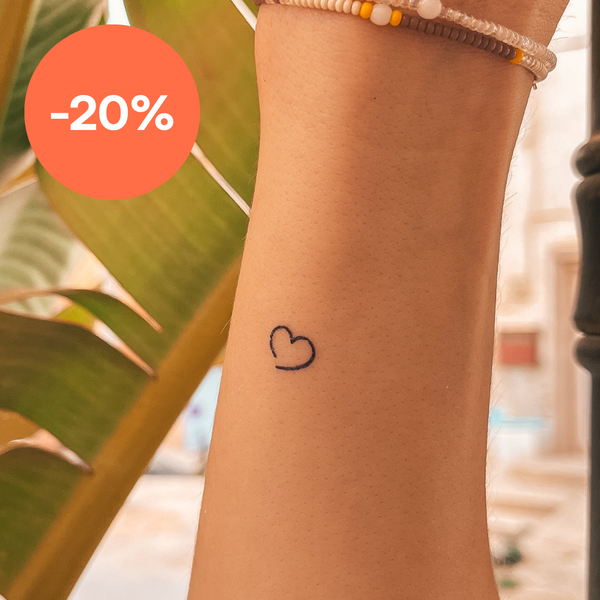 Open Hart Tatoeage