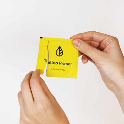 4x Tattoo Primer voor een schone huid & sterke fixatie
