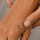 X - Capital Letter Tattoo 