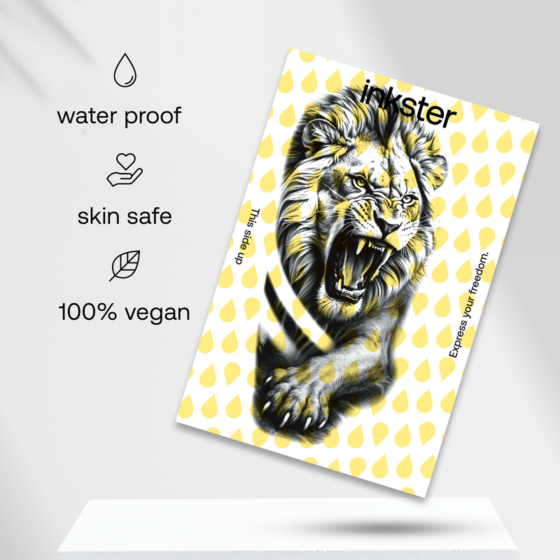 Tatouage Lion Sauvage