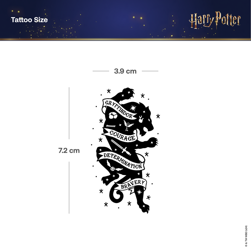 Harry Potter Huis van Gryffindor Bundel Tatoeages 