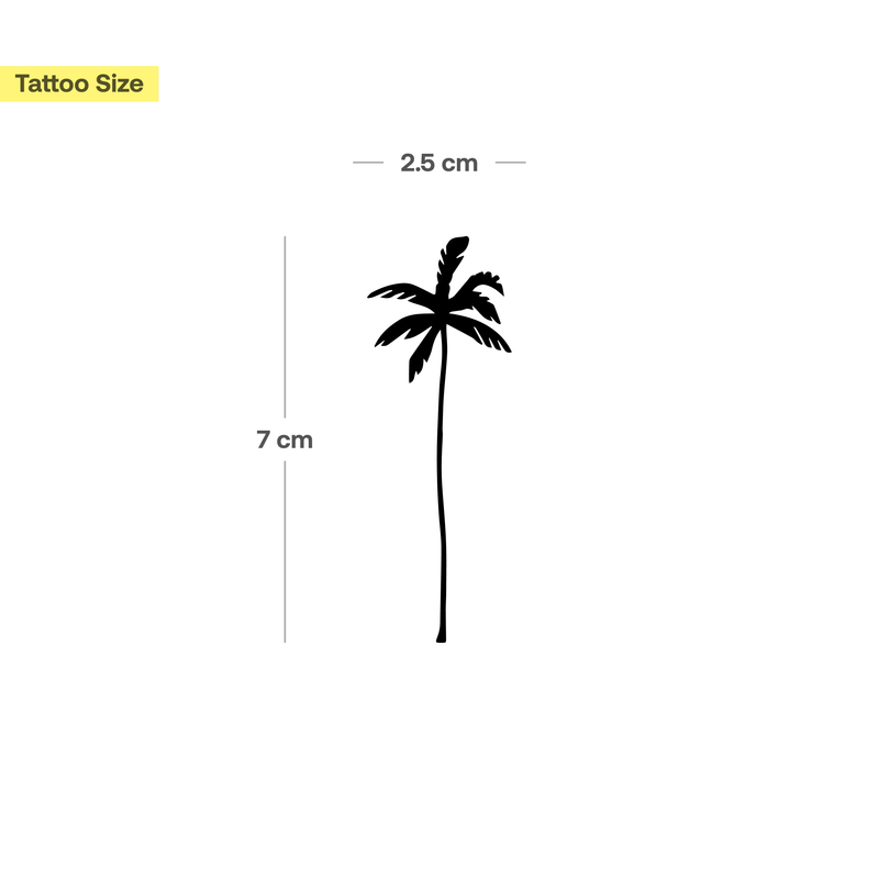 Big Palm Tree Tattoo 