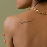 Harry Potter Zauberspruch Expelliarmus Tattoo