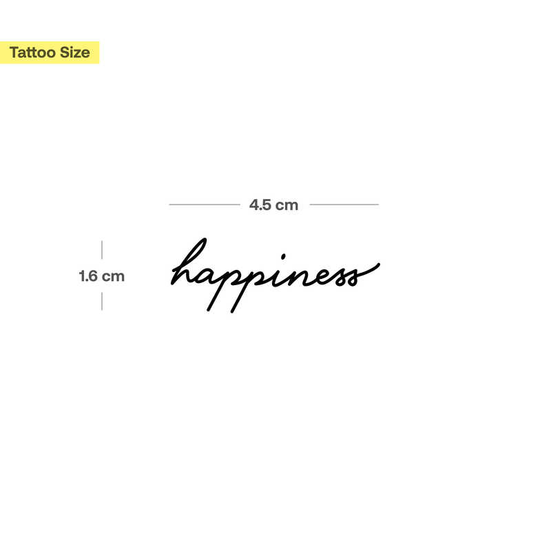 Tatouage happiness