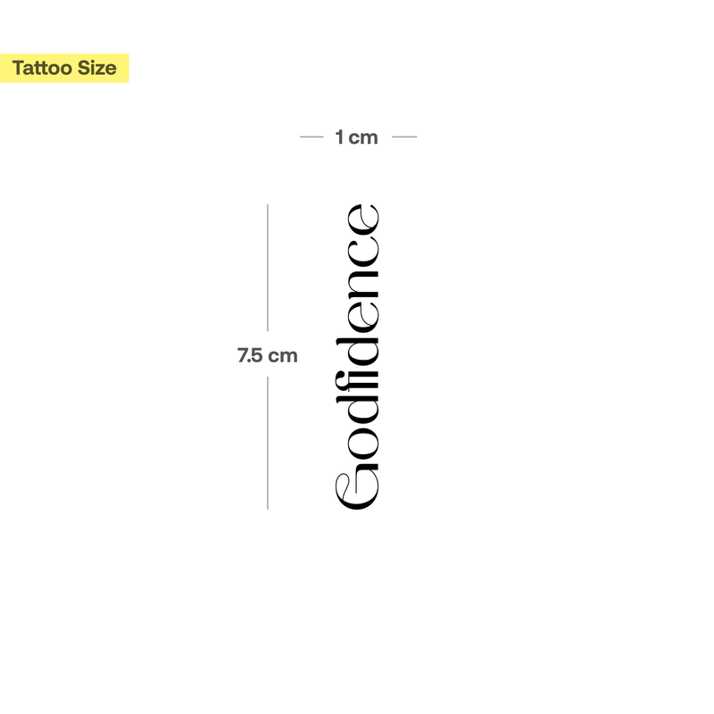 ''Godfidence'' Tatoeage