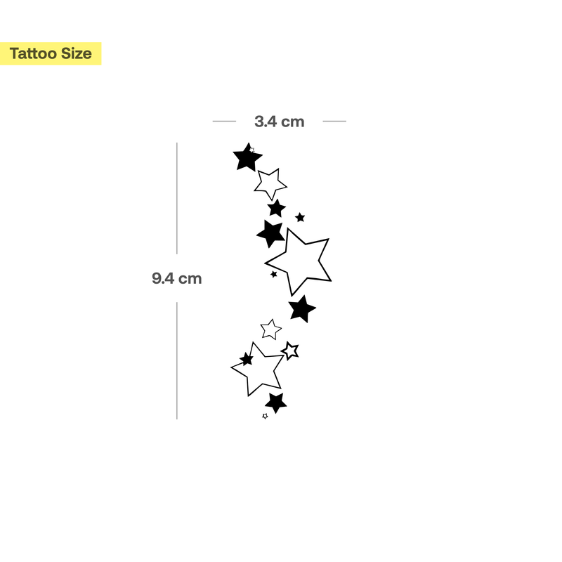 Tatouage Chemin d'Étoiles