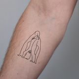 Pinguïn Familie Tatoeage