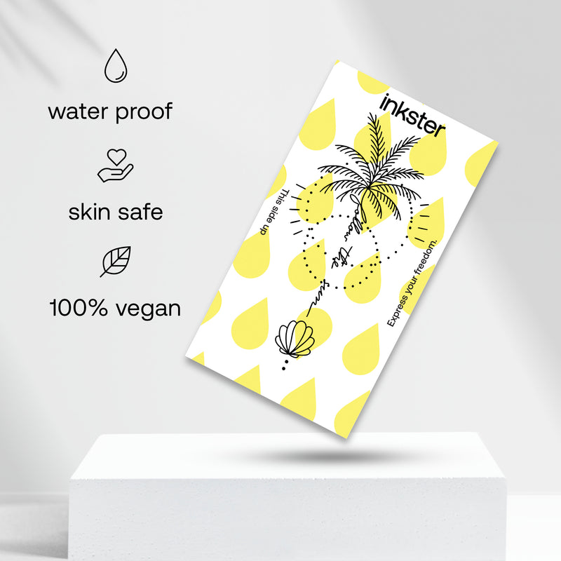 volg de zon palmboom Tatoeage