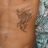 Tatouage poisson rouge traditionnel