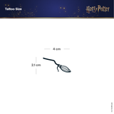 Harry Potter Besen Tattoo