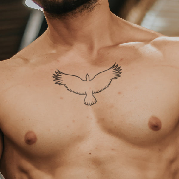 Eagle Top View Tattoo 