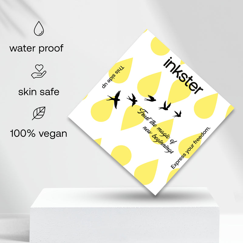 Trust the magic of new beginnings - vogels Tatoeage