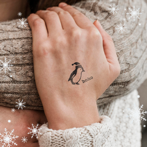 Hoho Baby Penguin Tattoo