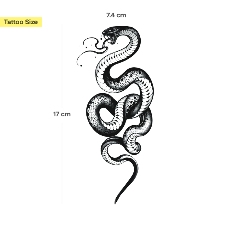 Schaduwadder Tatoeage