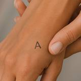 A - Capital Letter Tattoo 