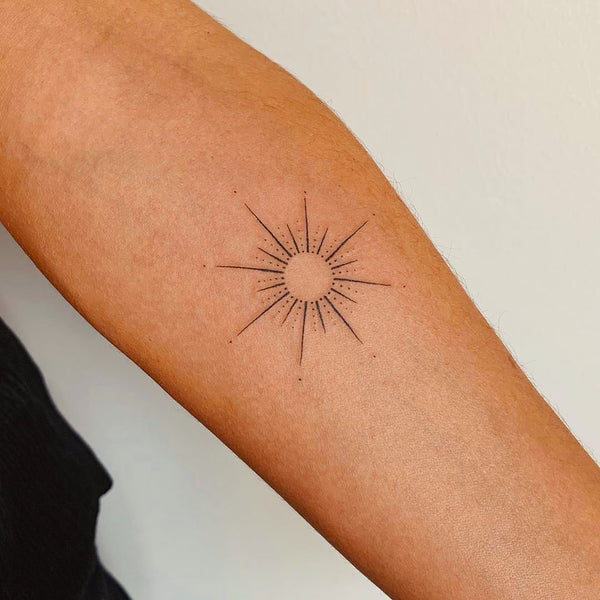 Sun Ornament Tattoo 