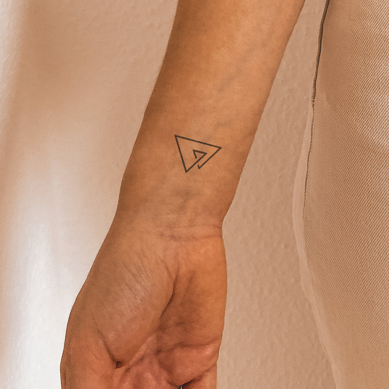 Triangle Mountains Tattoo 