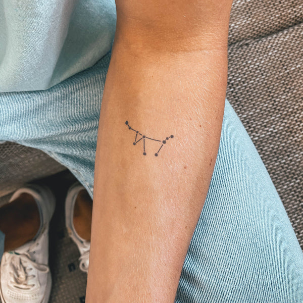 Capricorn Constellation Tattoo 